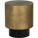 Bernaby 21 X 18 inch Antique Brass End Table